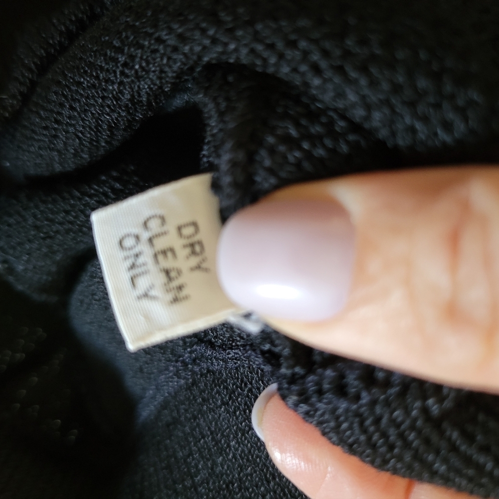 St. John Sportswear Santana Black Knit Pull On Pockets Pants Size 6 - Picture 6 of 7